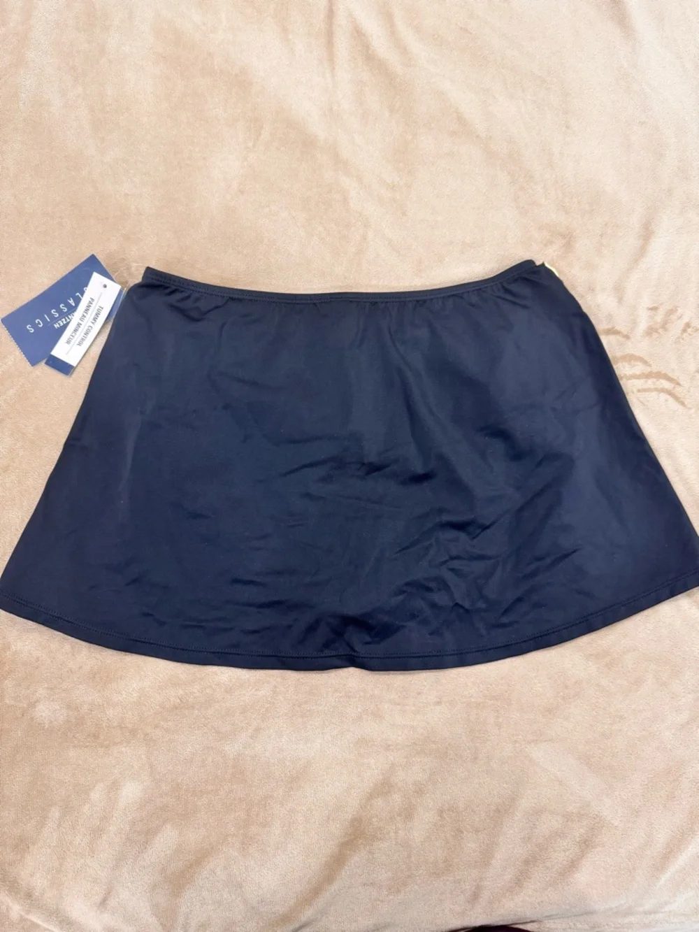 Swim Skirt with Patterned Belt Waist size 10